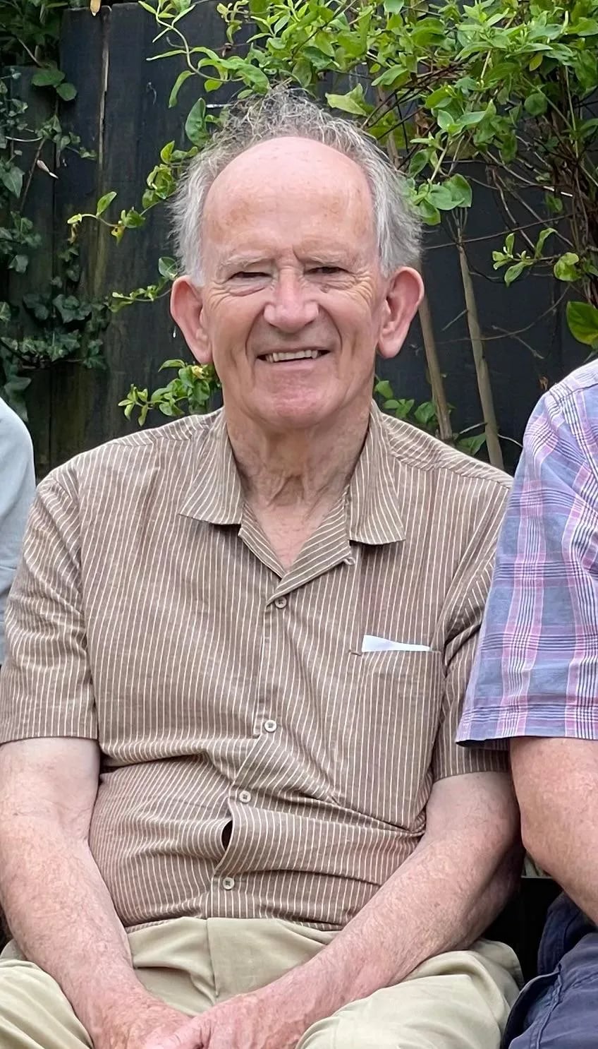 Portrait of Dewi Myrddin Hughes (1941–2026) – memorial page