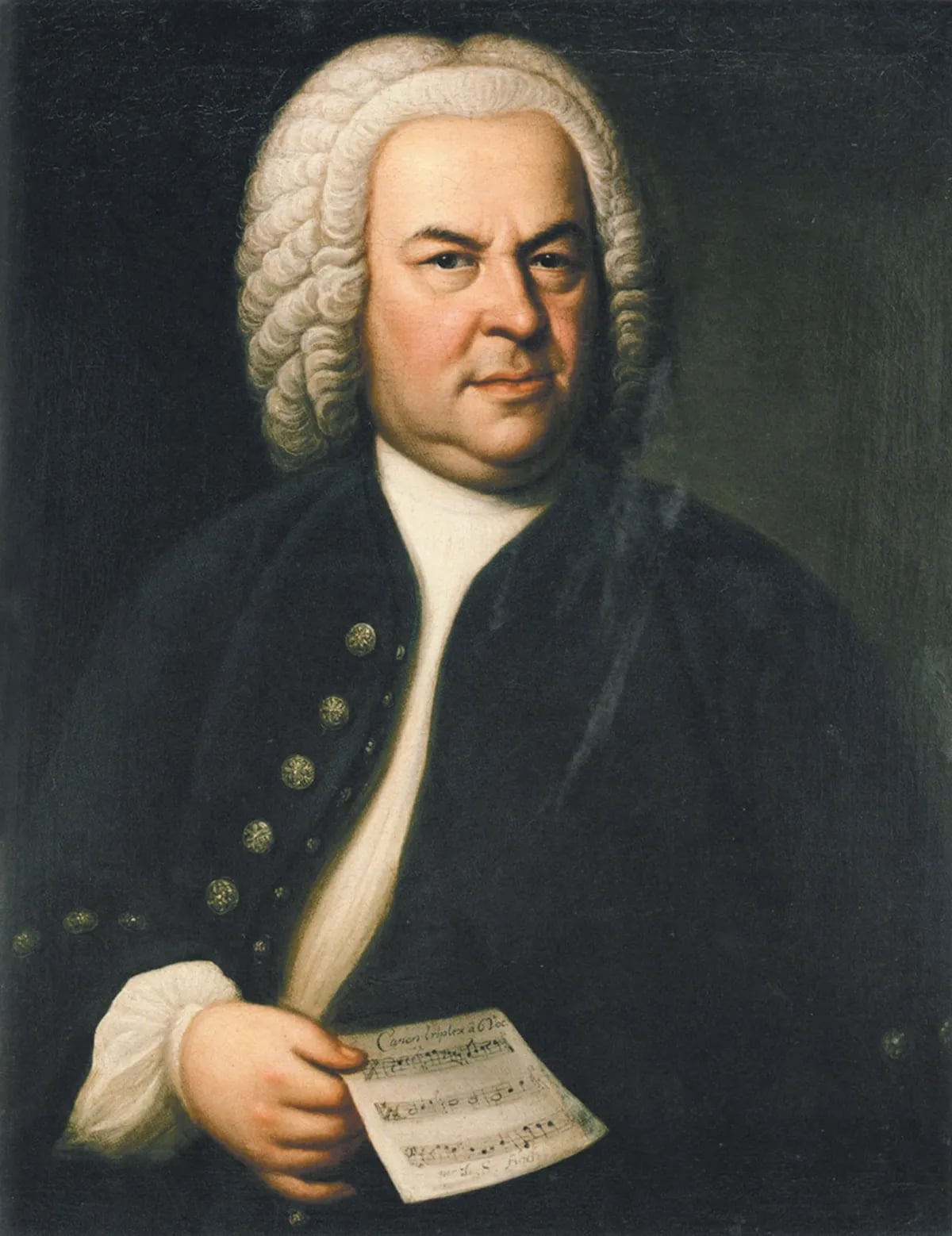 Porträt von Johann Sebastian Bach (1685–1750) – Gedenkseite
