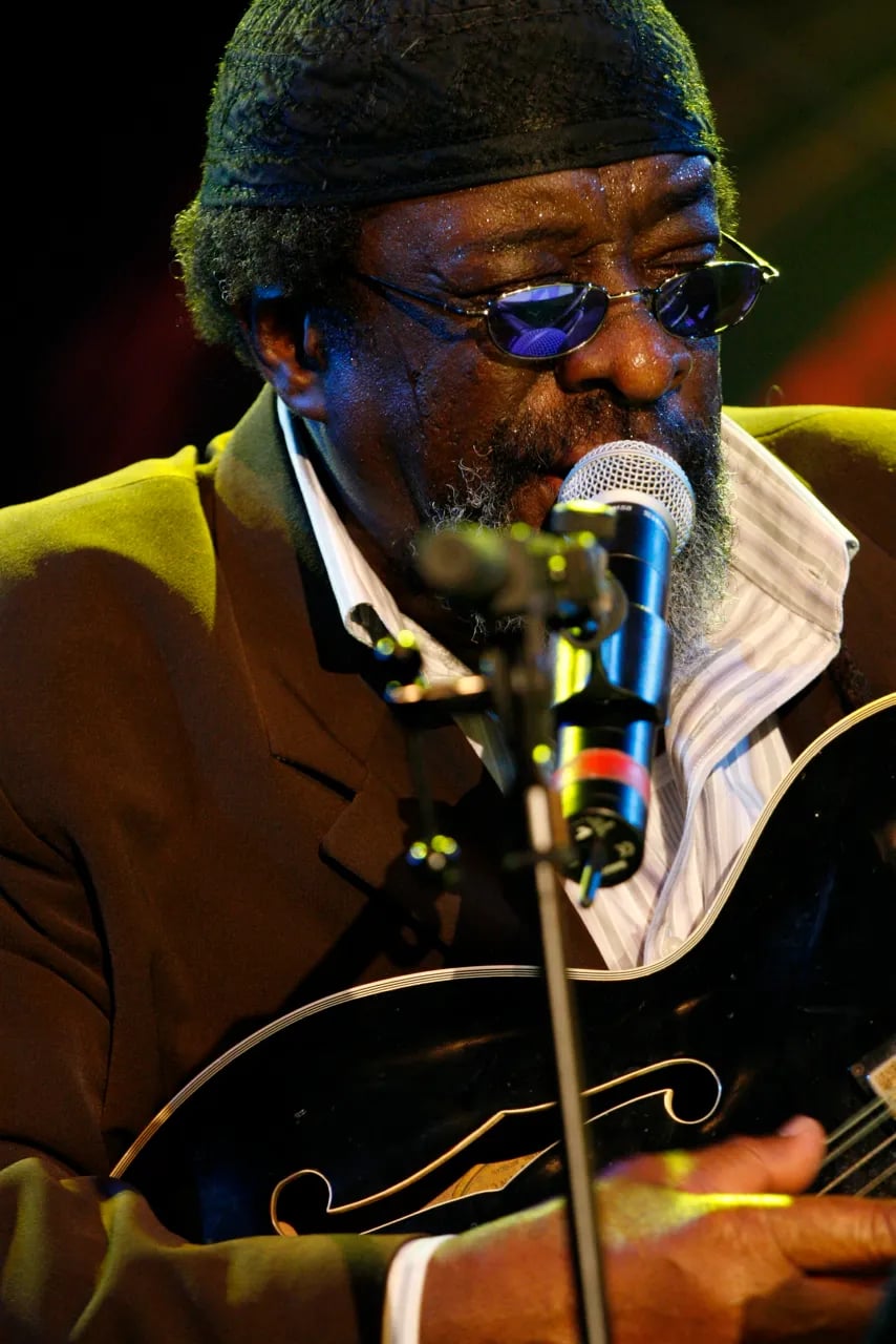 Portrait of James Blood Ulmer (1940–2026) – memorial page