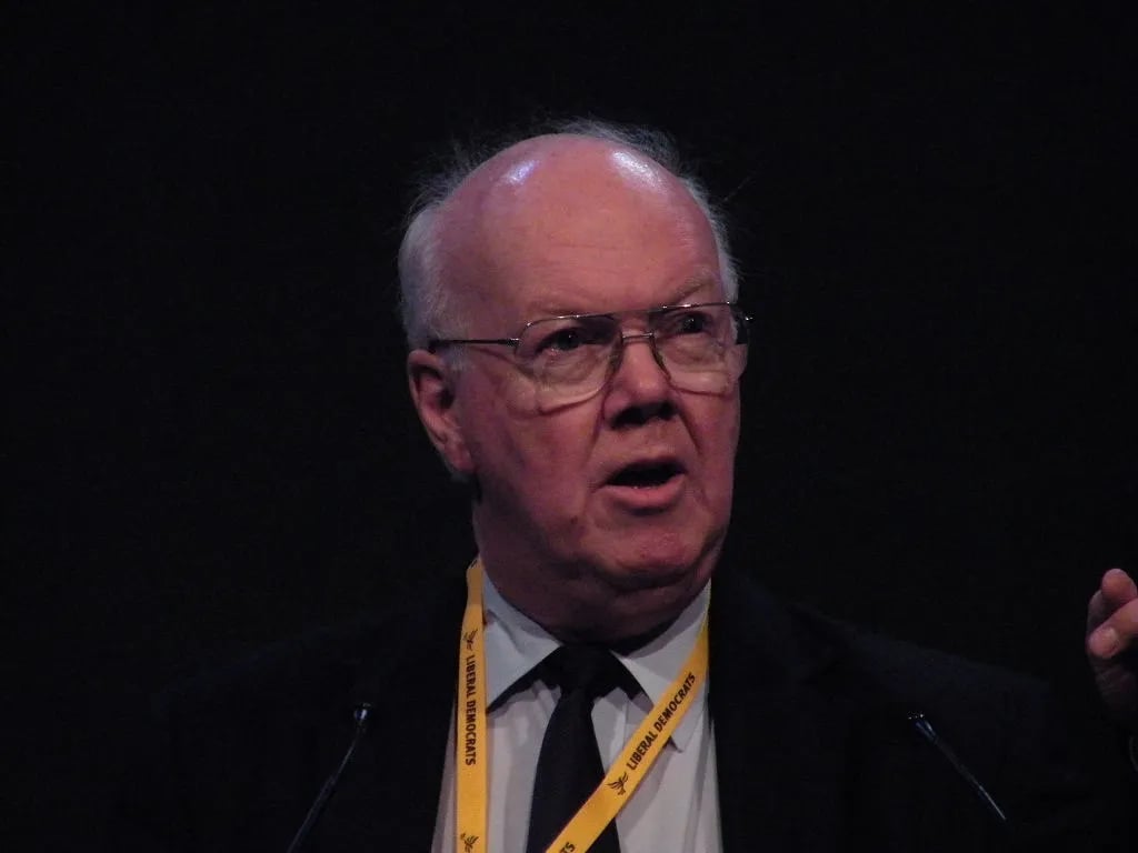 Portrait of Michael Meadowcroft (1942–2026) – memorial page