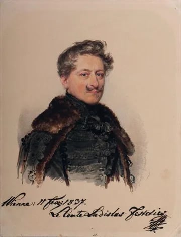 Porträt von László Festetics (1785–1846) – Gedenkseite