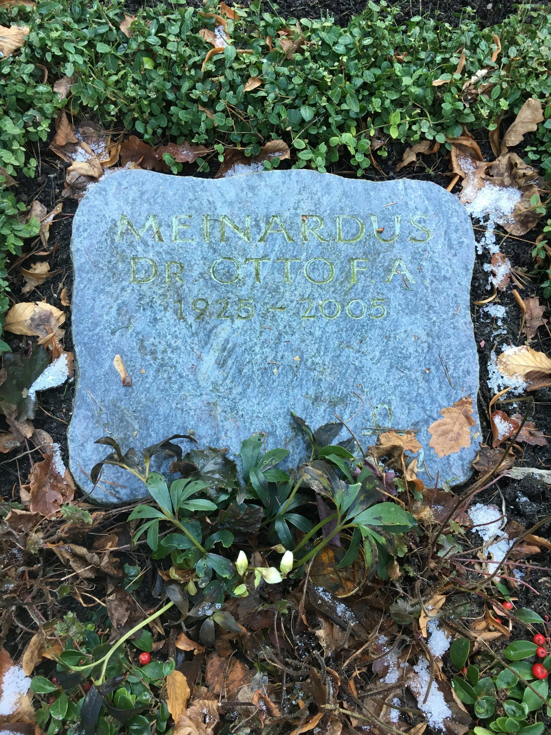 Portrait of Otto Friedrich August Meinardus (1925–2005) – memorial page