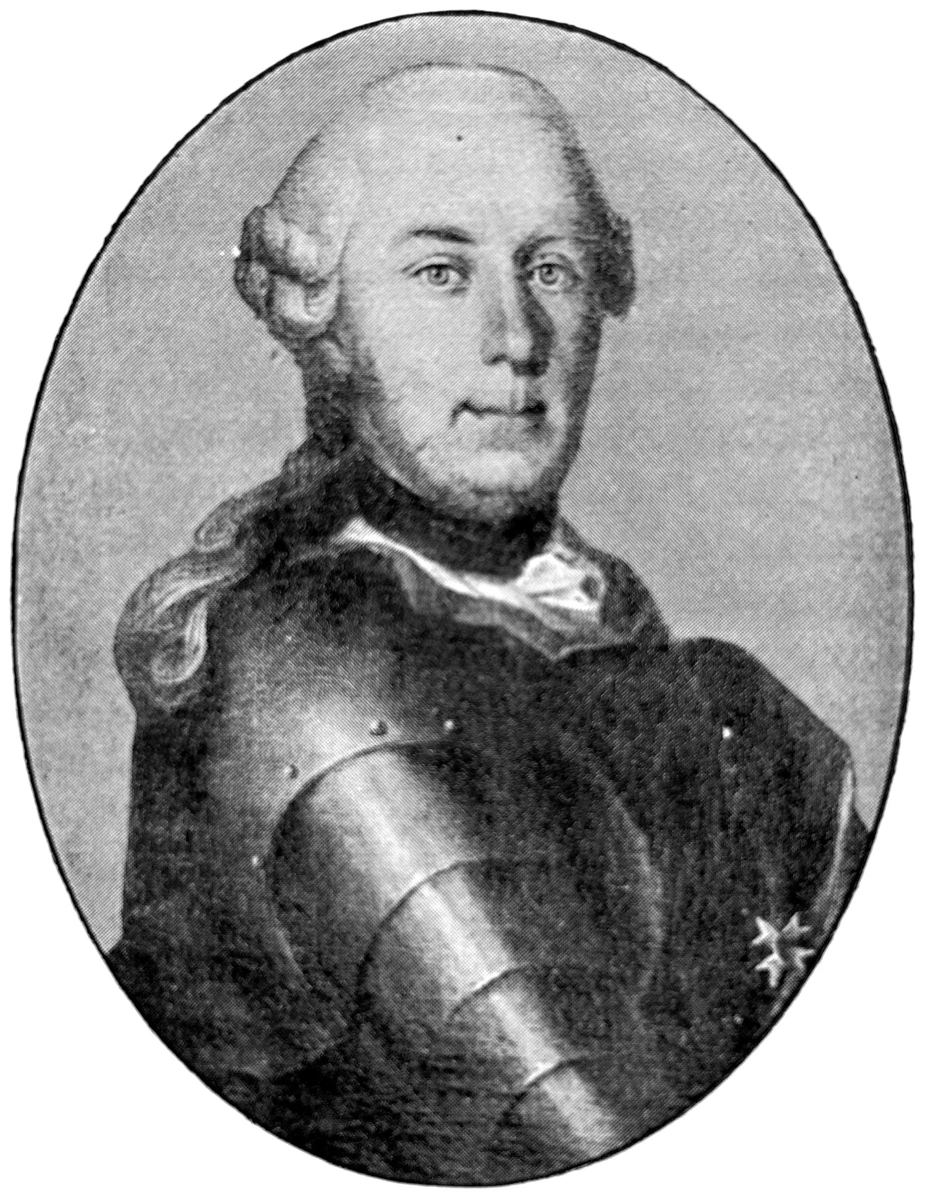 Porträt von Gustaf Gadde (1678–1738) – Gedenkseite