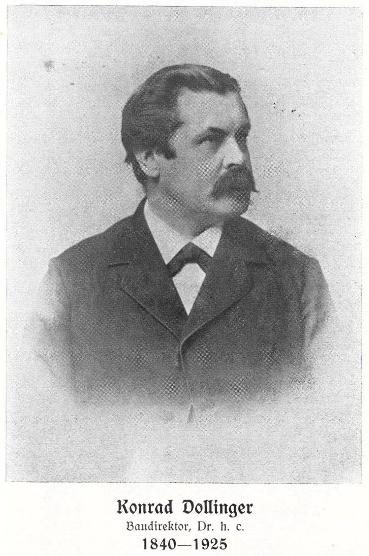 Porträt von Konrad Dollinger (1840–1925) – Gedenkseite