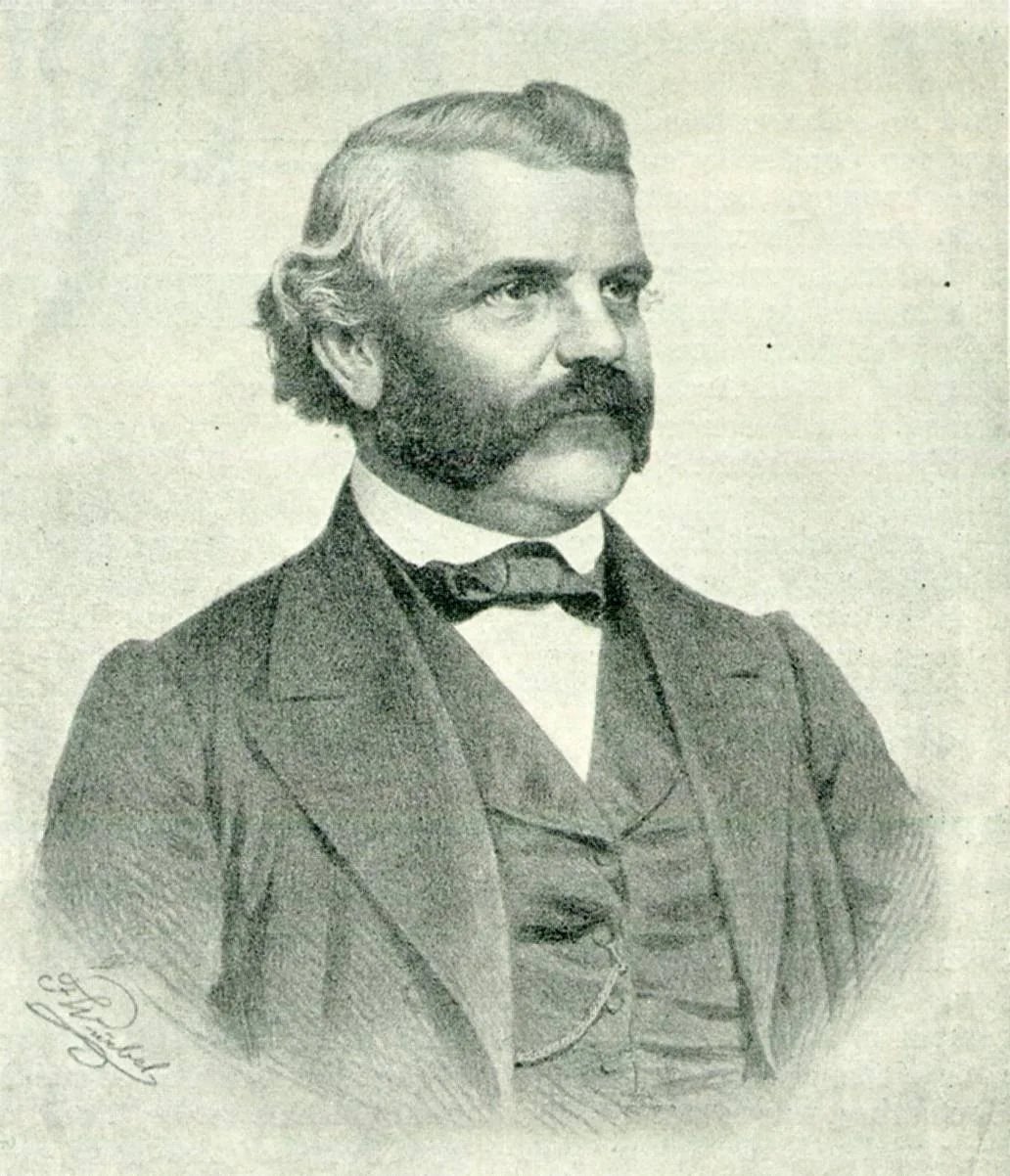 Porträt von Joseph von Egle (1818–1899) – Gedenkseite