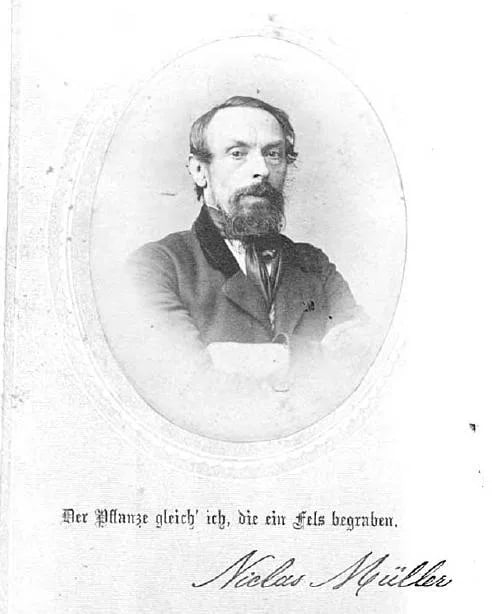 Porträt von Niklas Müller (1809–1875) – Gedenkseite