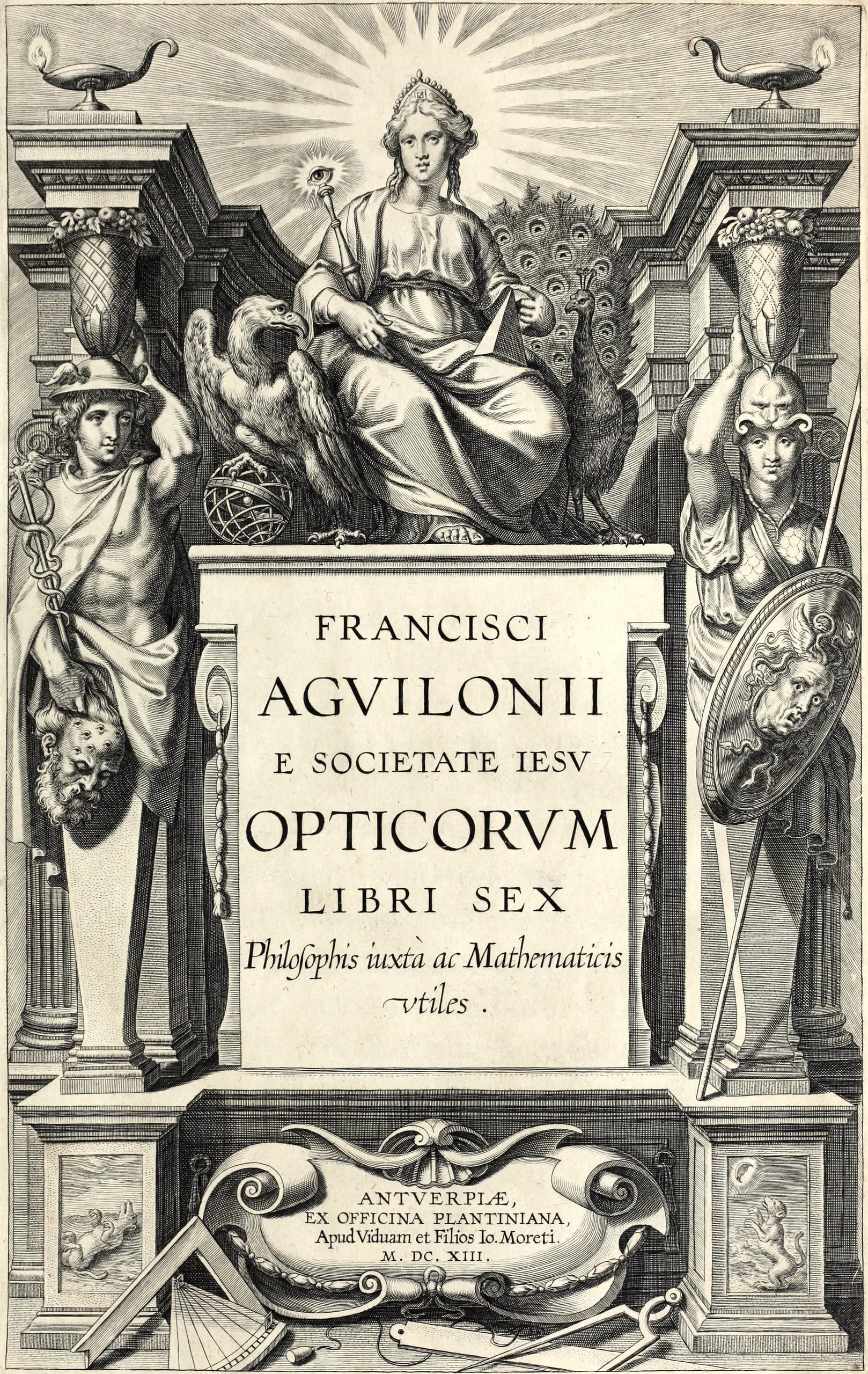 Porträt von Franciscus Aguilonius (1567–1617) – Gedenkseite