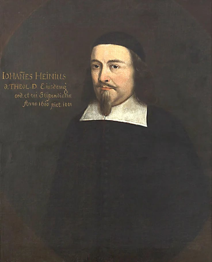 Porträt von Johannes Hein (1610–1686) – Gedenkseite