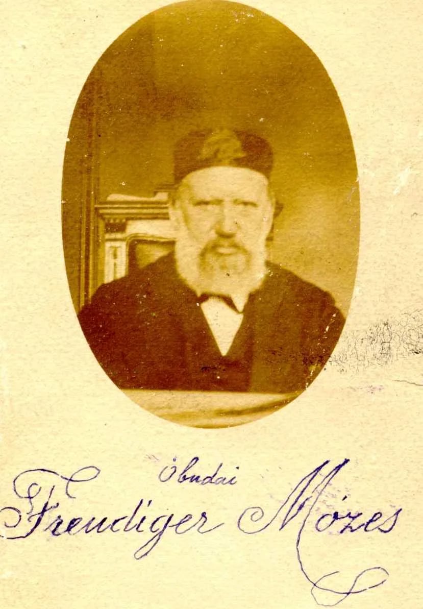 Portrait of Mózes Freudiger (1833–1911) – memorial page