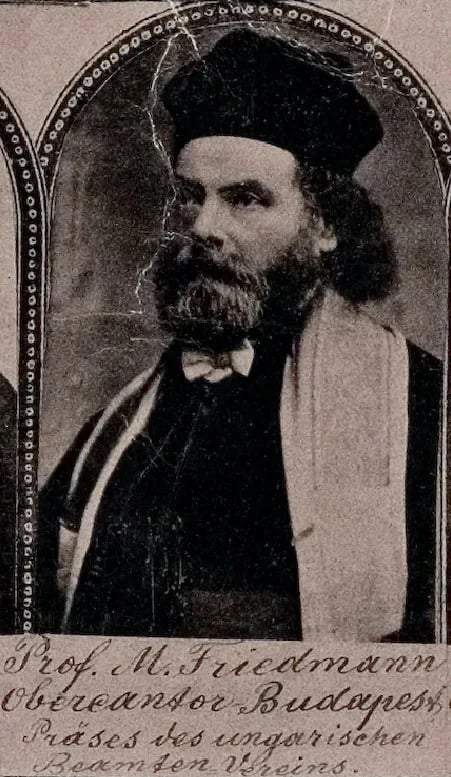 Portrait of Móric Friedmann (1827–1891) – memorial page