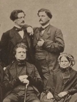 Porträt von Adolf Verriest (1830–1891) – Gedenkseite