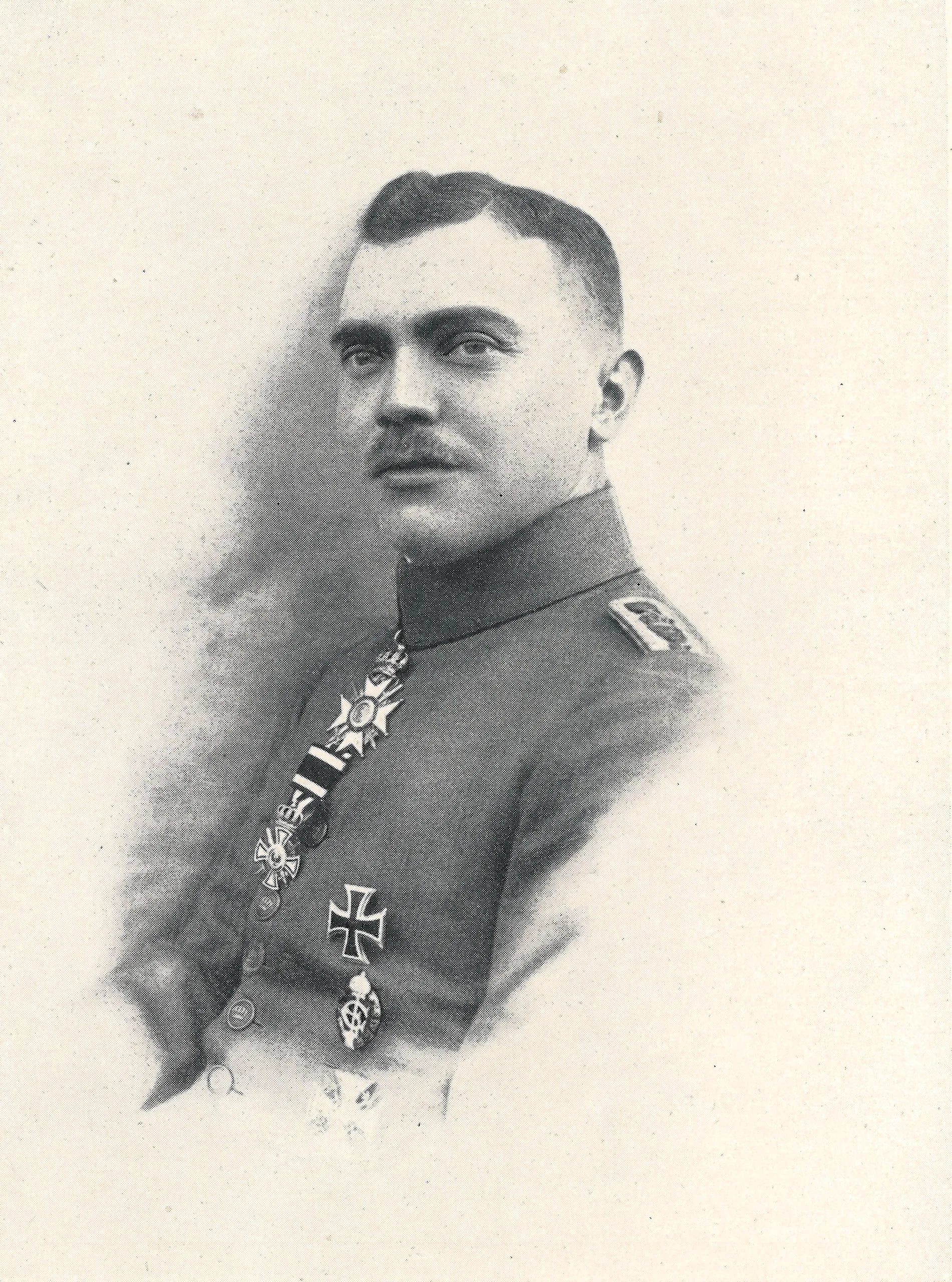 Porträt von Ferdinand zu Solms-Hohensolms-Lich (1886–1918) – Gedenkseite