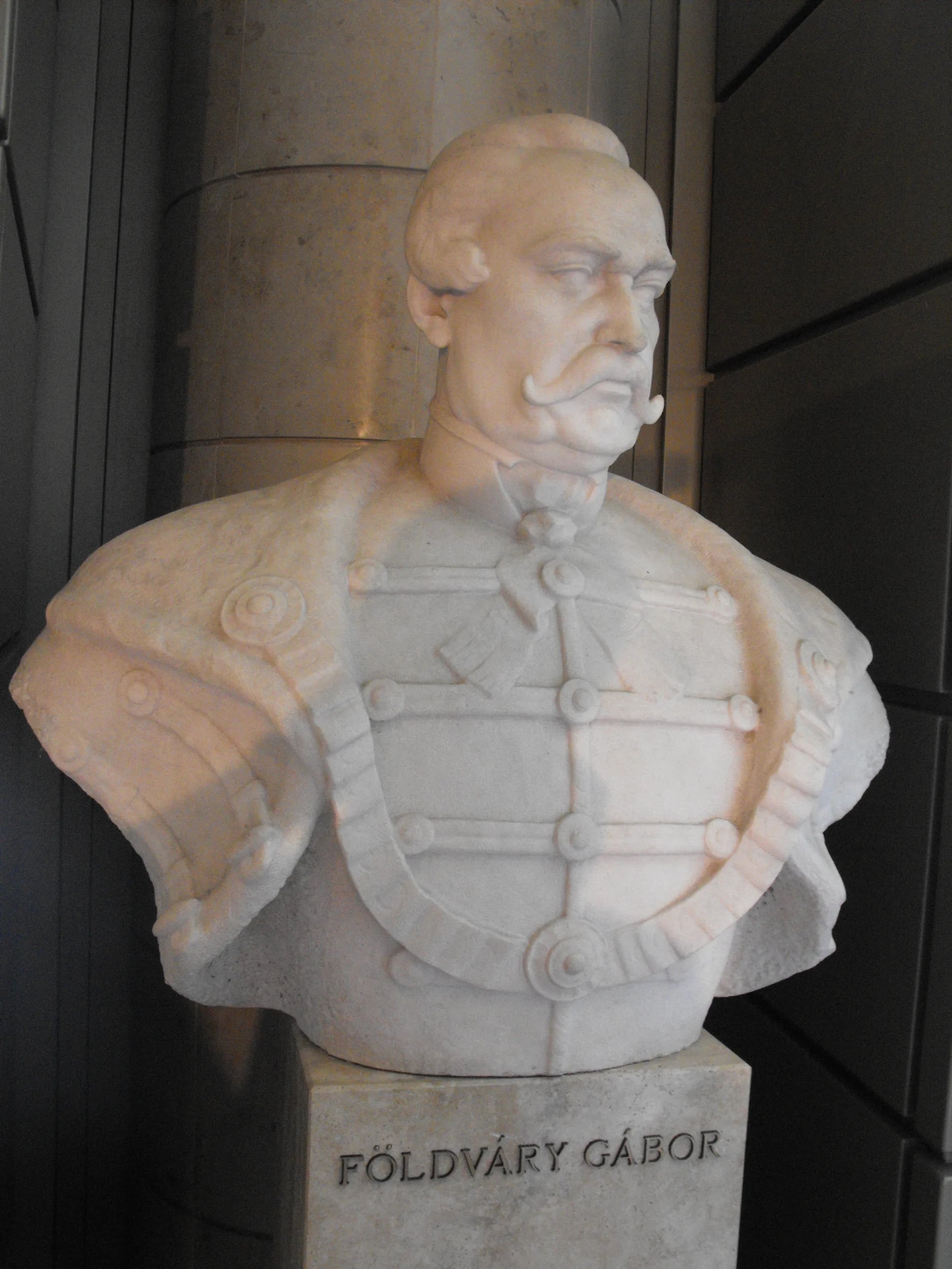 Porträt von Gábor Földváry (1787–1854) – Gedenkseite