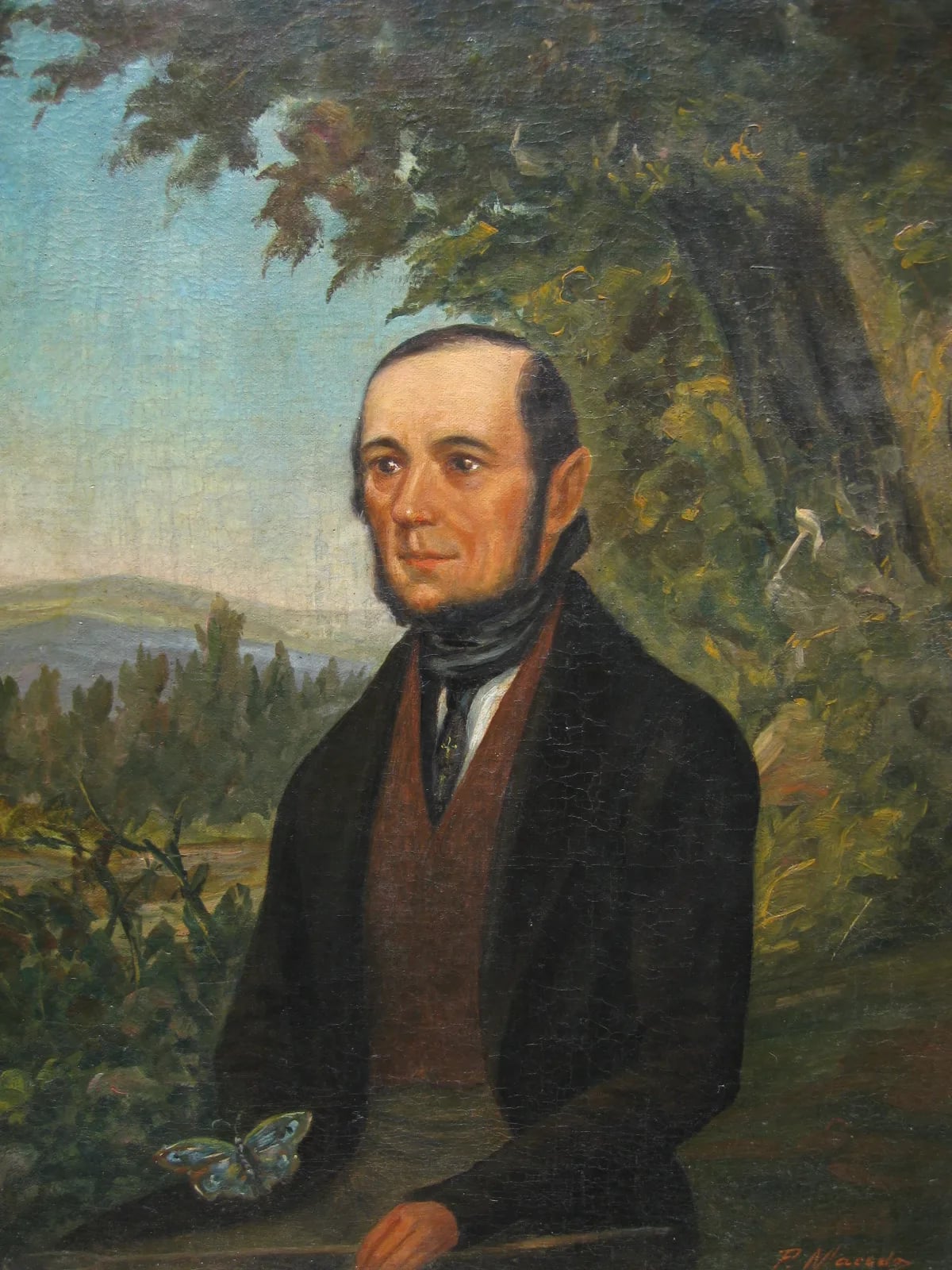 Porträt von Franz Gustav Straube (1802–1853) – Gedenkseite