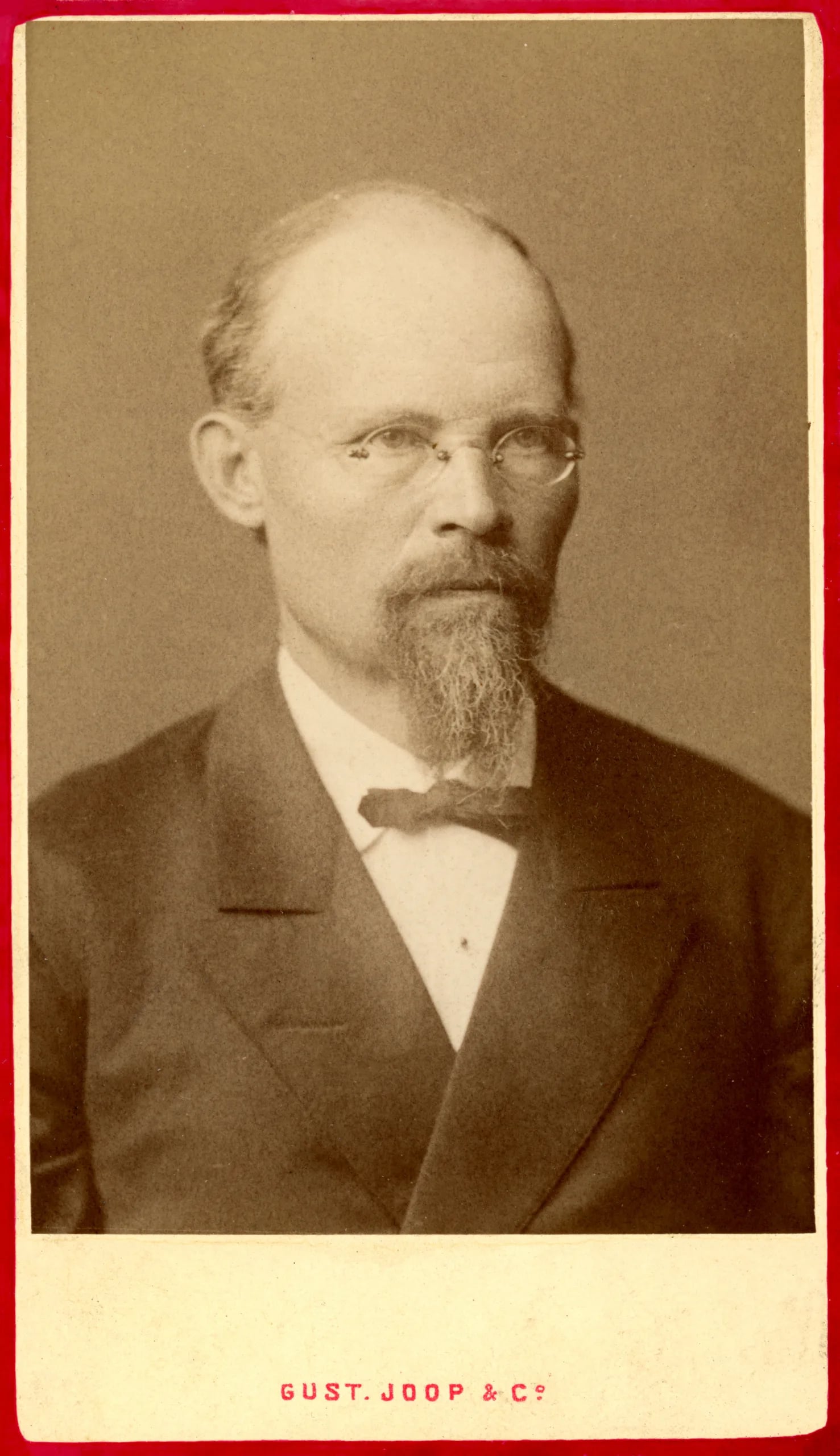 Porträt von August Nyberg (1840–1889) – Gedenkseite