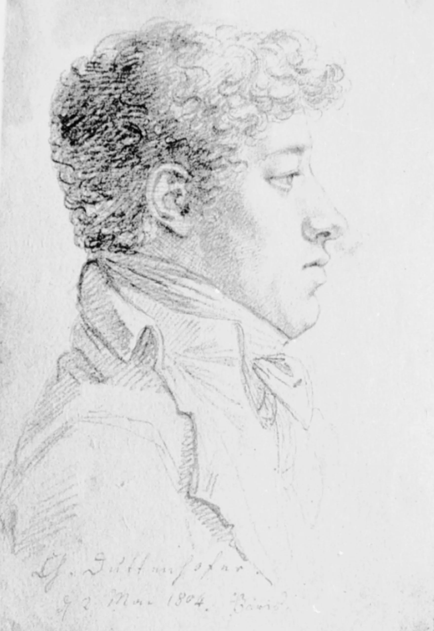 Porträt von Christian Duttenhofer (1778–1846) – Gedenkseite