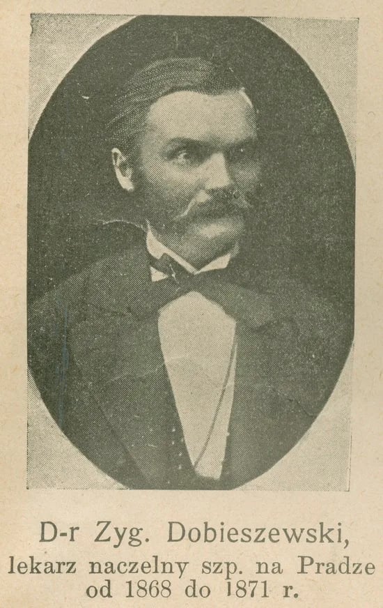 Porträt von Zygmunt Dobieszewski (1836–1896) – Gedenkseite