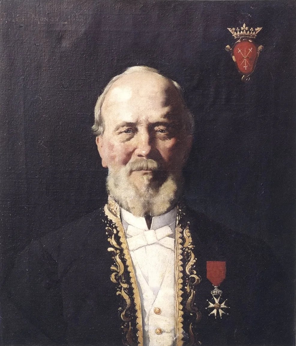Porträt von Alphonse Lothaire d'Anthès (1813–1884) – Gedenkseite