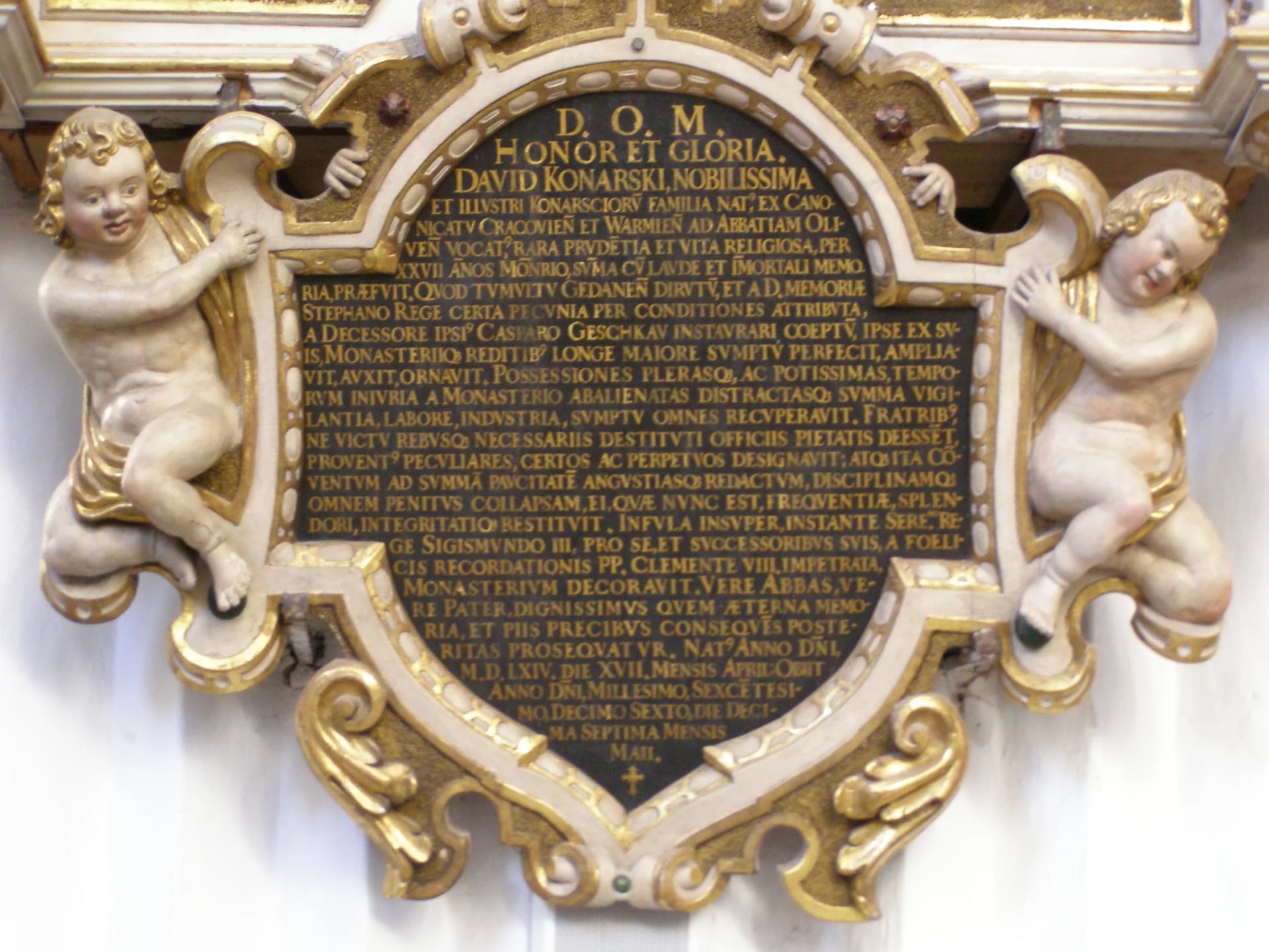 Portrait of Dawid Konarski (1564–1616) – memorial page