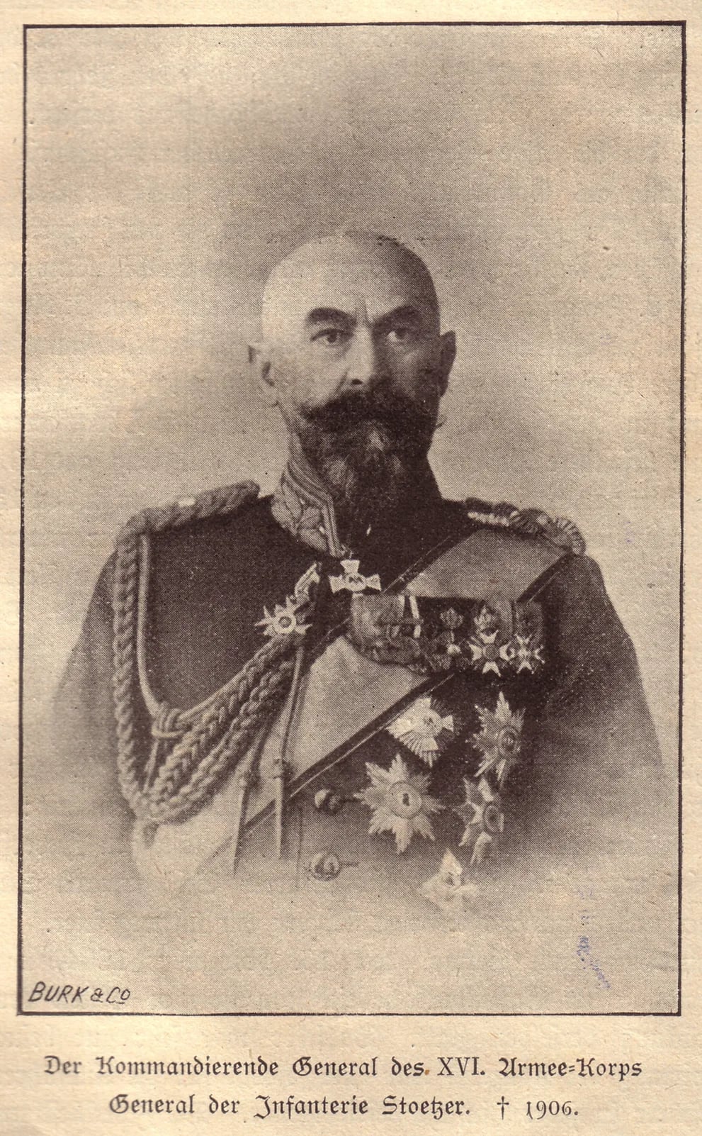 Portrait of Louis Stoetzer (1842–1906) – memorial page