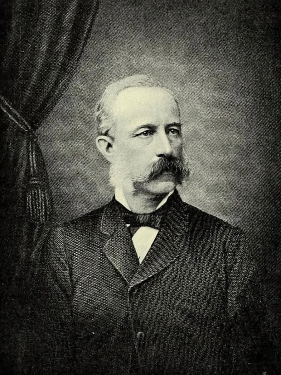 Porträt von Anthony Quinton Keasbey (1824–1895) – Gedenkseite