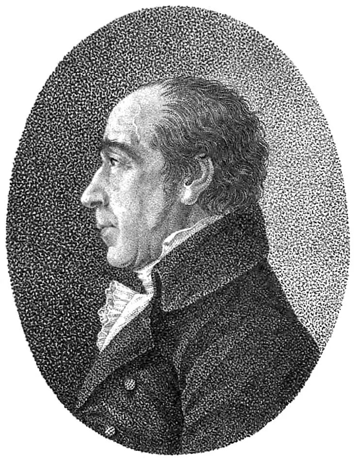 Porträt von Franz Ludwig Güssefeld (1744–1807) – Gedenkseite