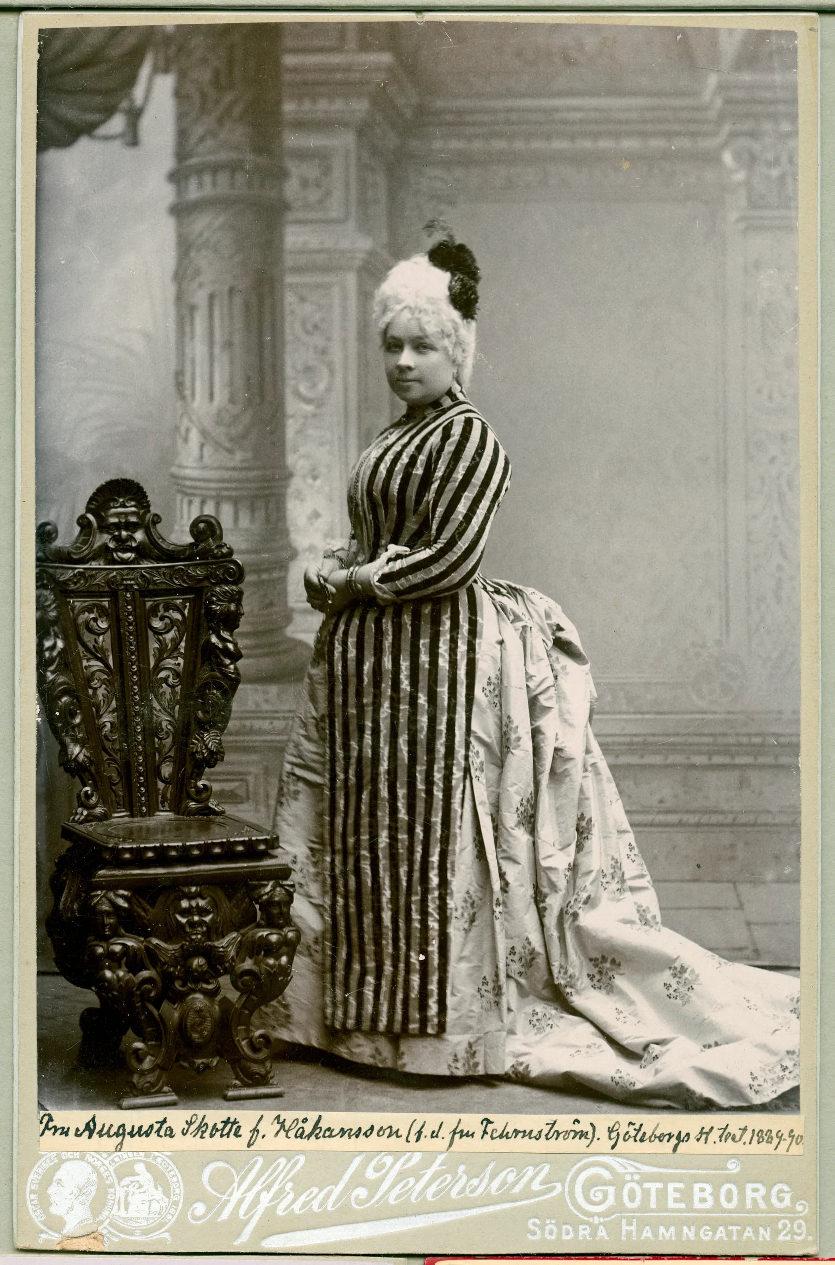 Portrait of Augusta Skotte (1838–1890) – memorial page