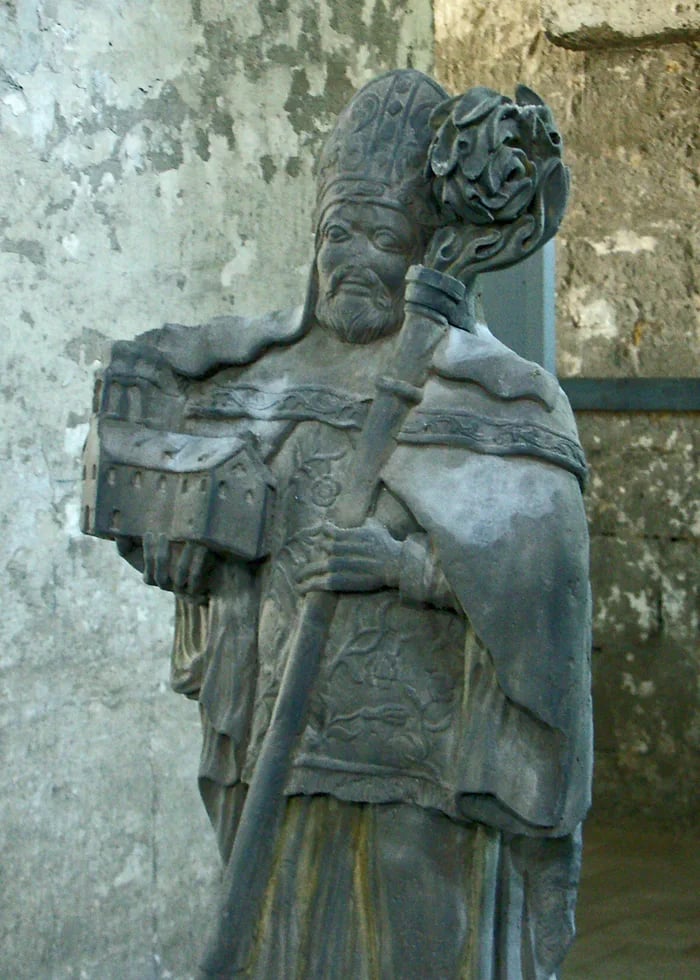 Porträt von Burchard I. von Halberstadt (1000–1059) – Gedenkseite