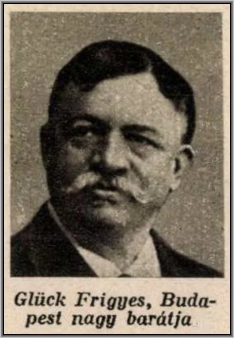 Portrait of Frigyes Glück (1858–1931) – memorial page