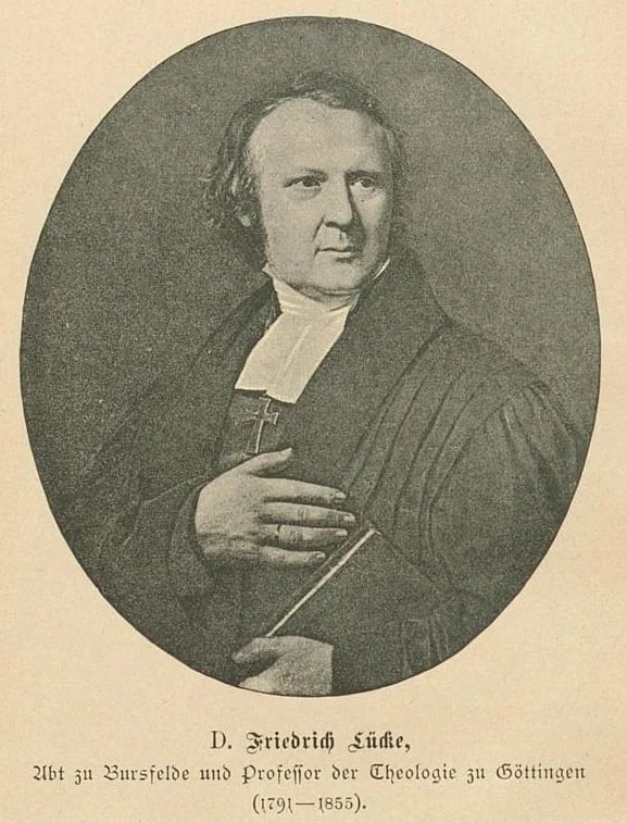 Porträt von Friedrich Lücke (1791–1855) – Gedenkseite