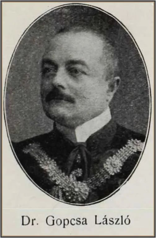 Porträt von László Gopcsa (1865–1933) – Gedenkseite