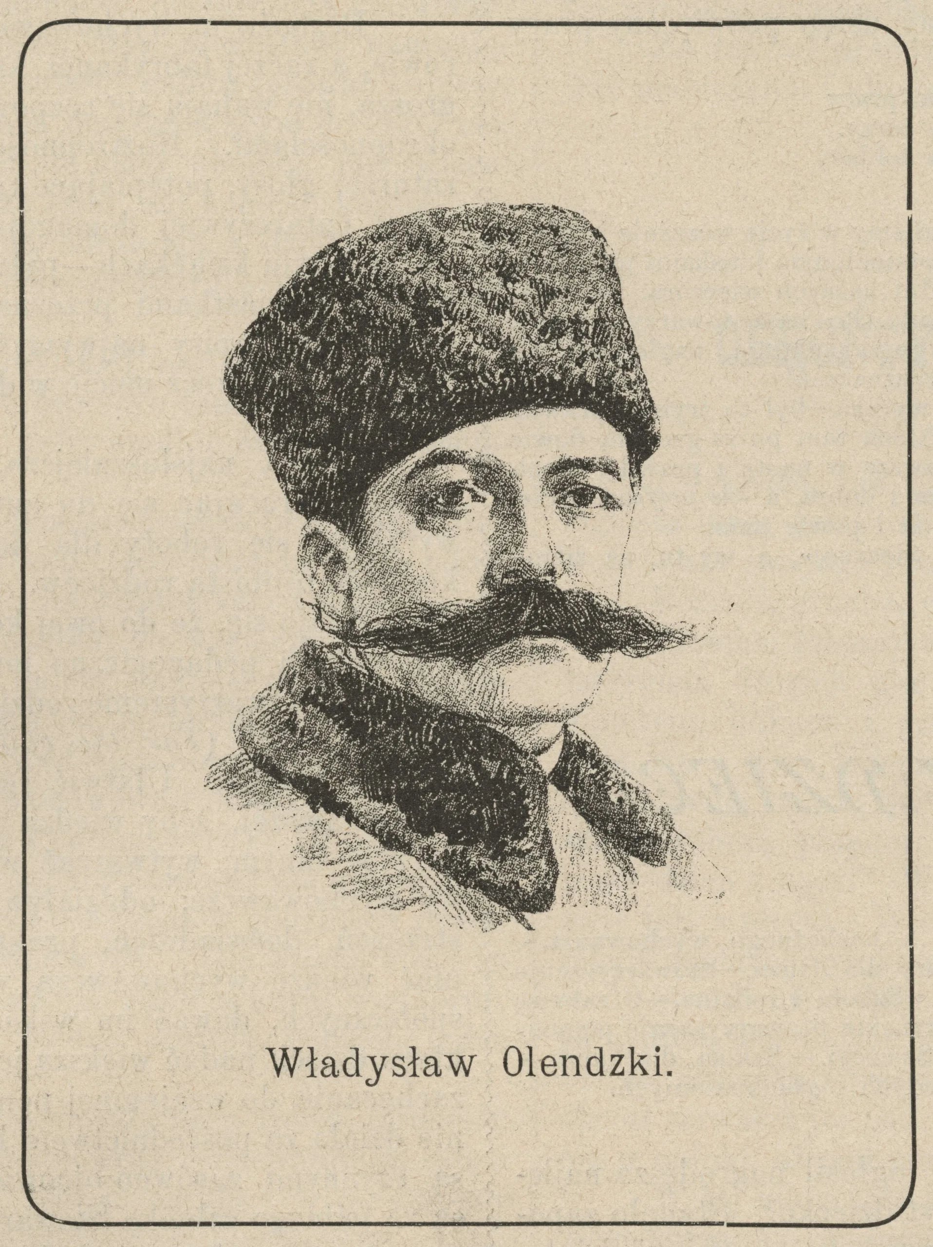 Portrait of Władysław Olendzki (1841–1894) – memorial page