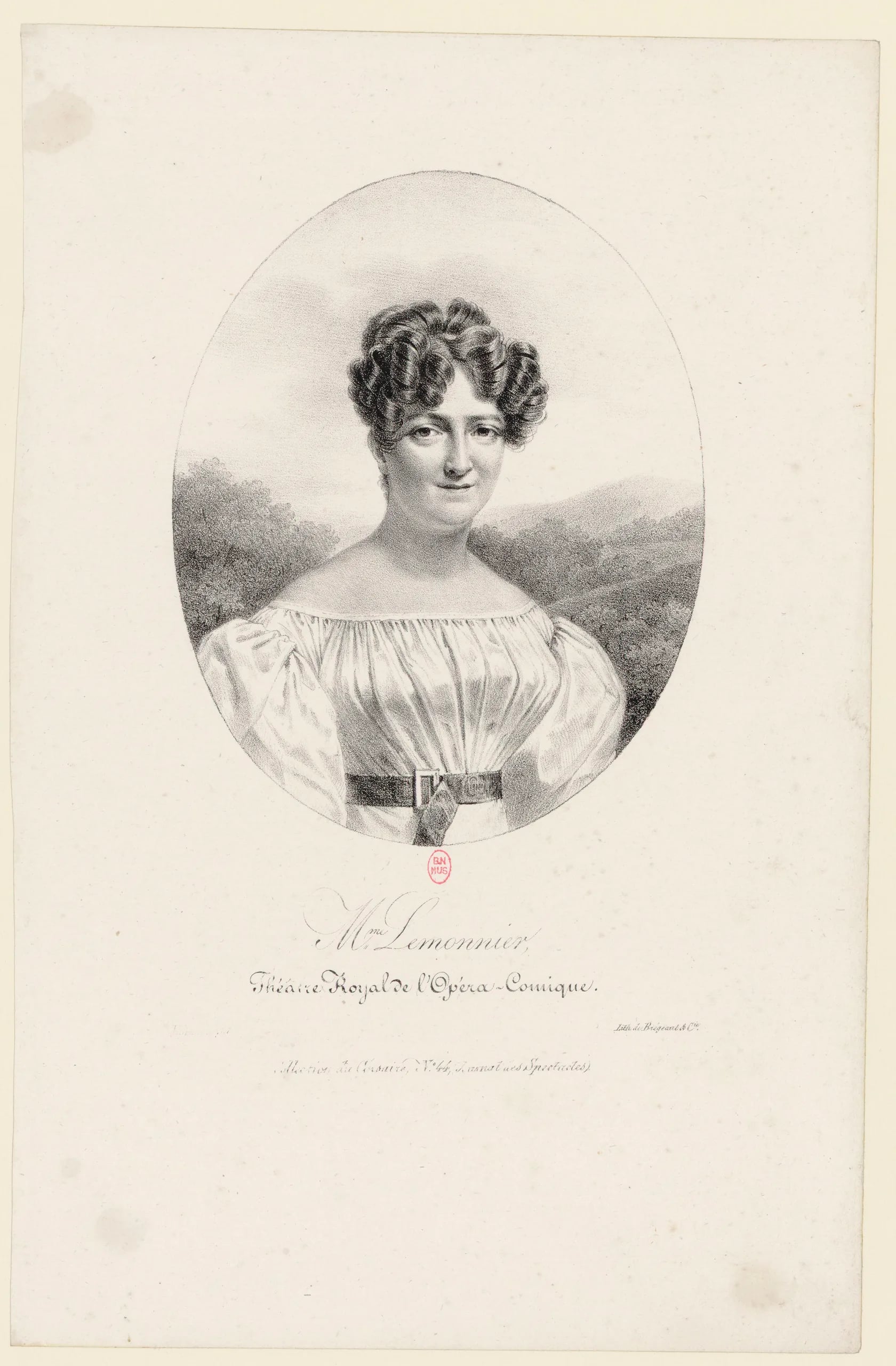 Portrait of Antoinette Lemonnier (1787–1866) – memorial page