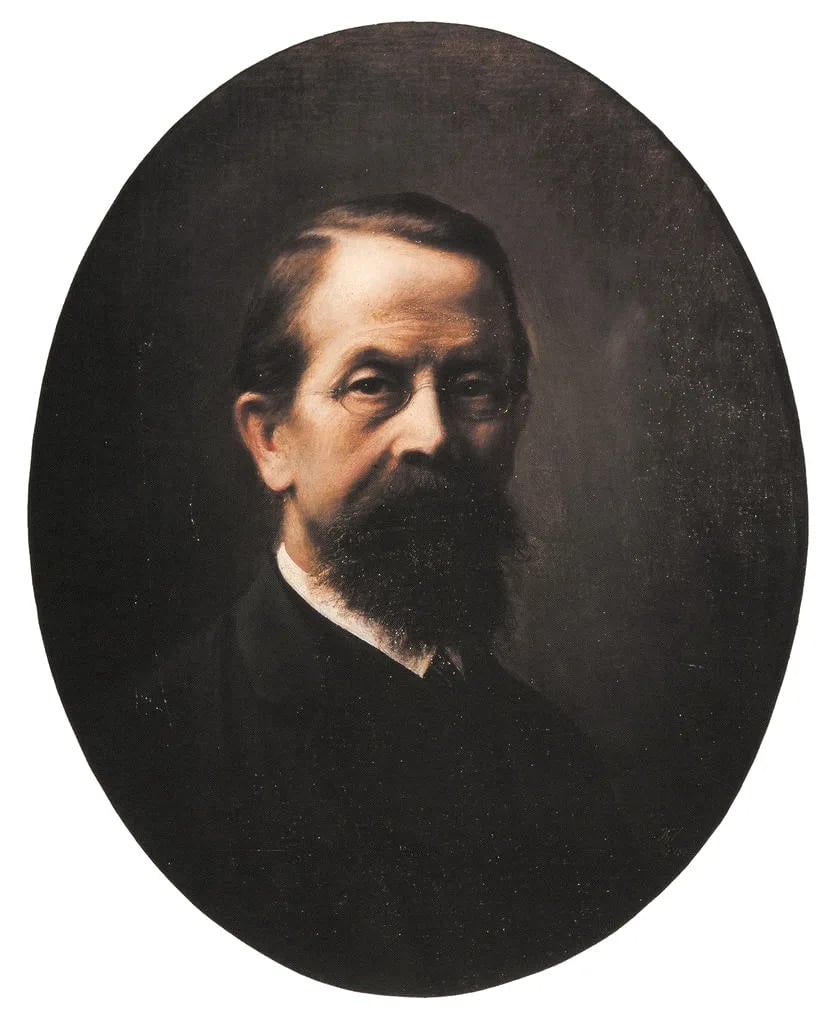 Porträt von Theodor Christoph Schüz (1830–1900) – Gedenkseite