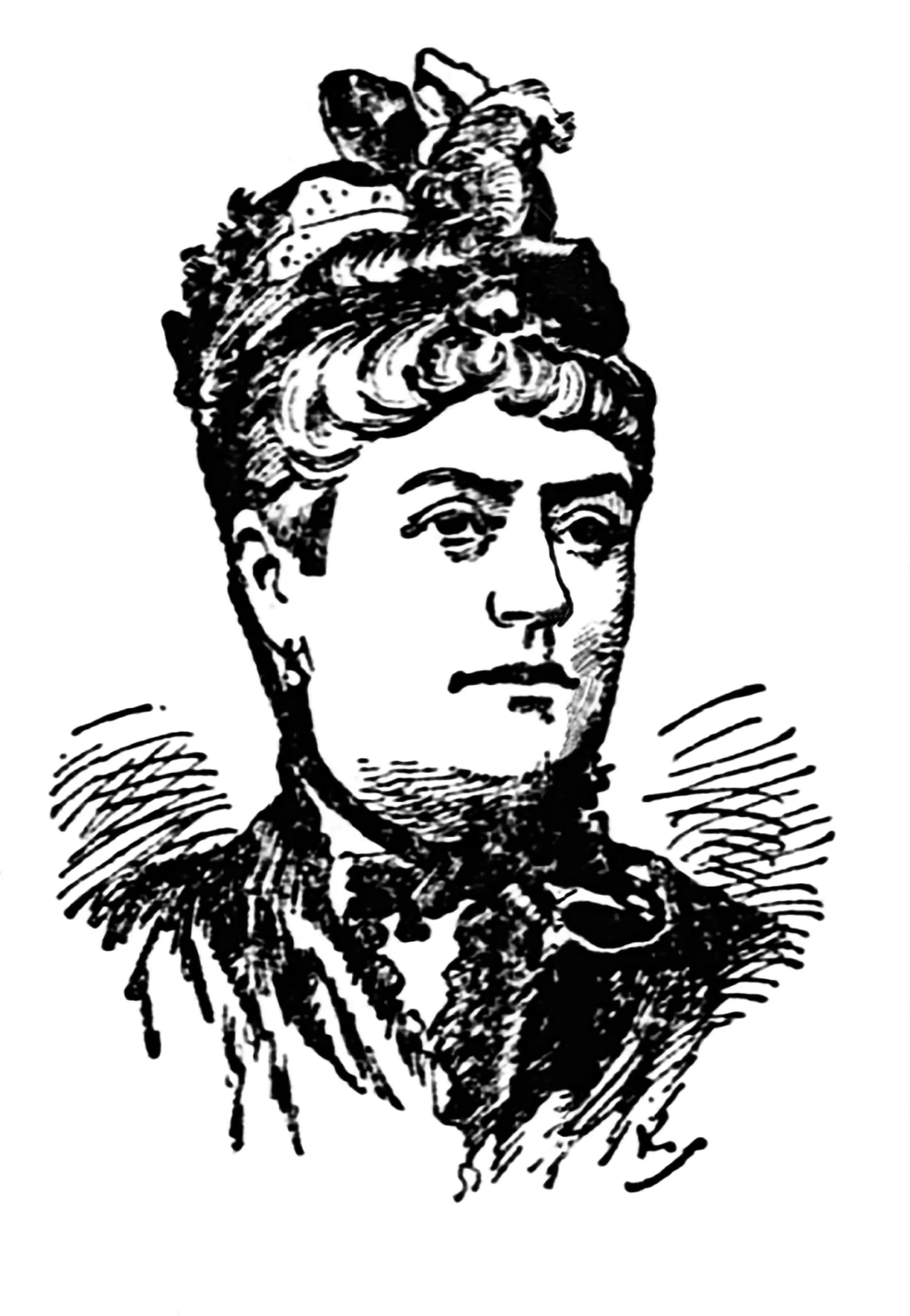 Portrait of Julia Cornelia Slaughter (1850–1905) – memorial page