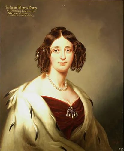 Porträt von Princess Adelheid zu Löwenstein-Wertheim-Rosenberg (1806–1884) – Gedenkseite