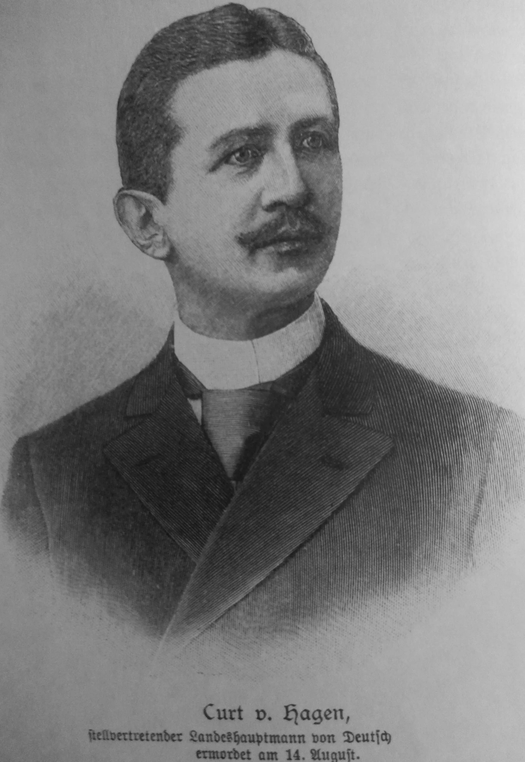 Portrait of Curt von Hagen (1859–1897) – memorial page
