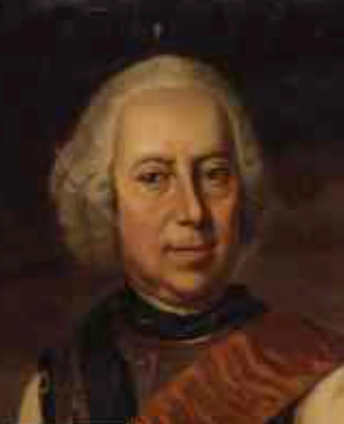 Porträt von Friedrich Leopold von Geßler (1688–1762) – Gedenkseite