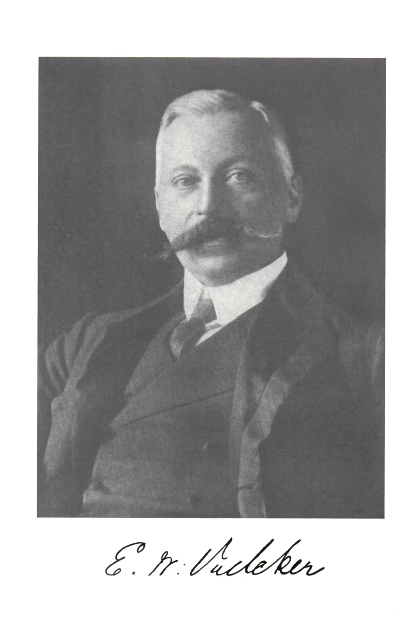 Porträt von Edward William Voelcker (1857–1930) – Gedenkseite