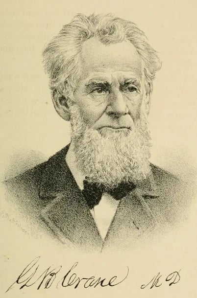 Portrait of George Belden Crane (1806–1898) – memorial page