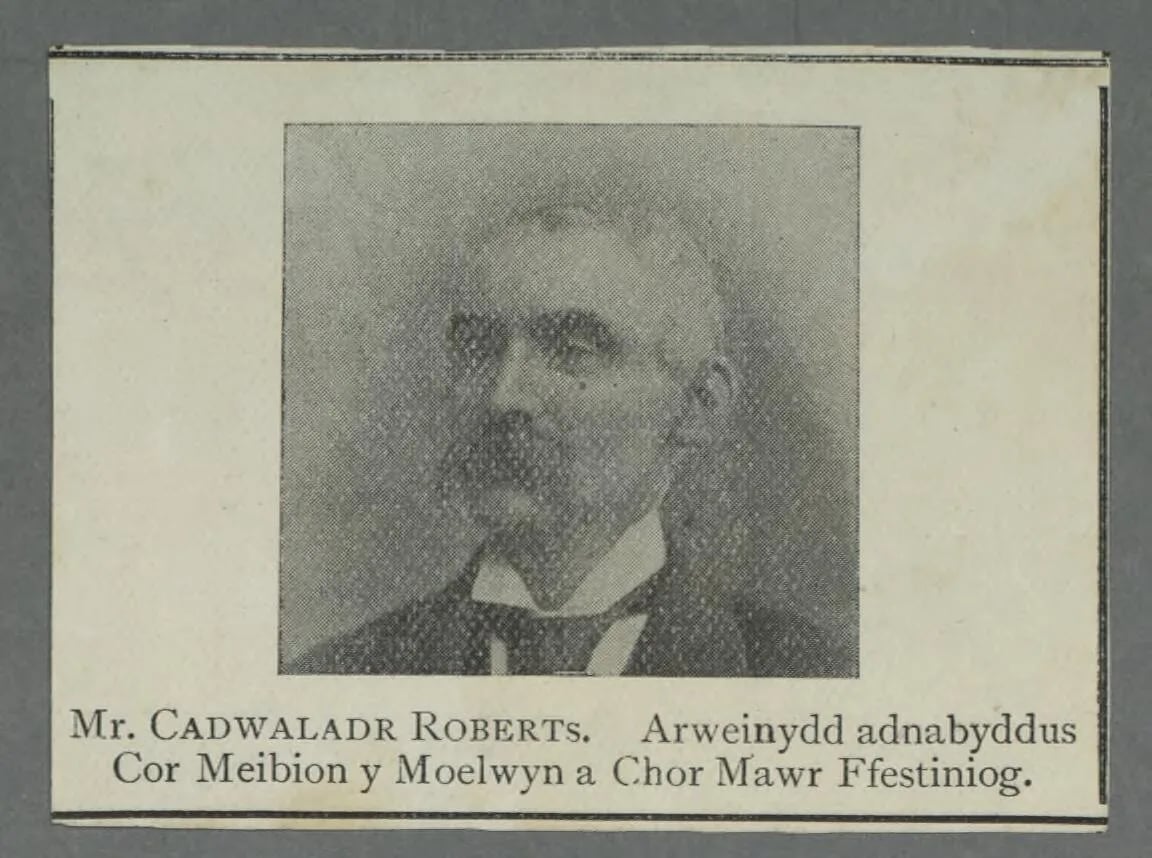 Porträt von Cadwaladr Roberts (1854–1915) – Gedenkseite
