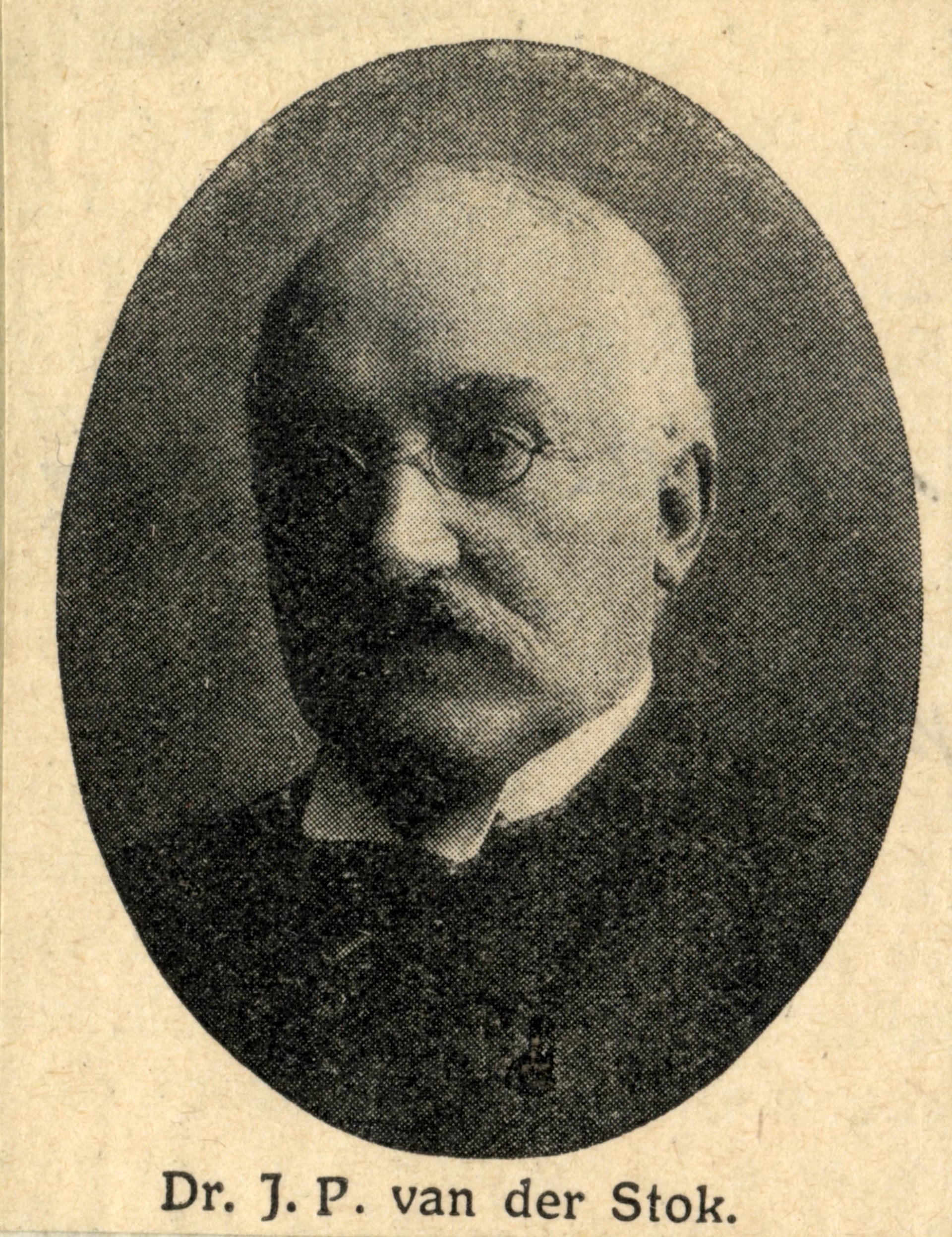 Portrait of Johannes Paulus van der Stok (1851–1934) – memorial page