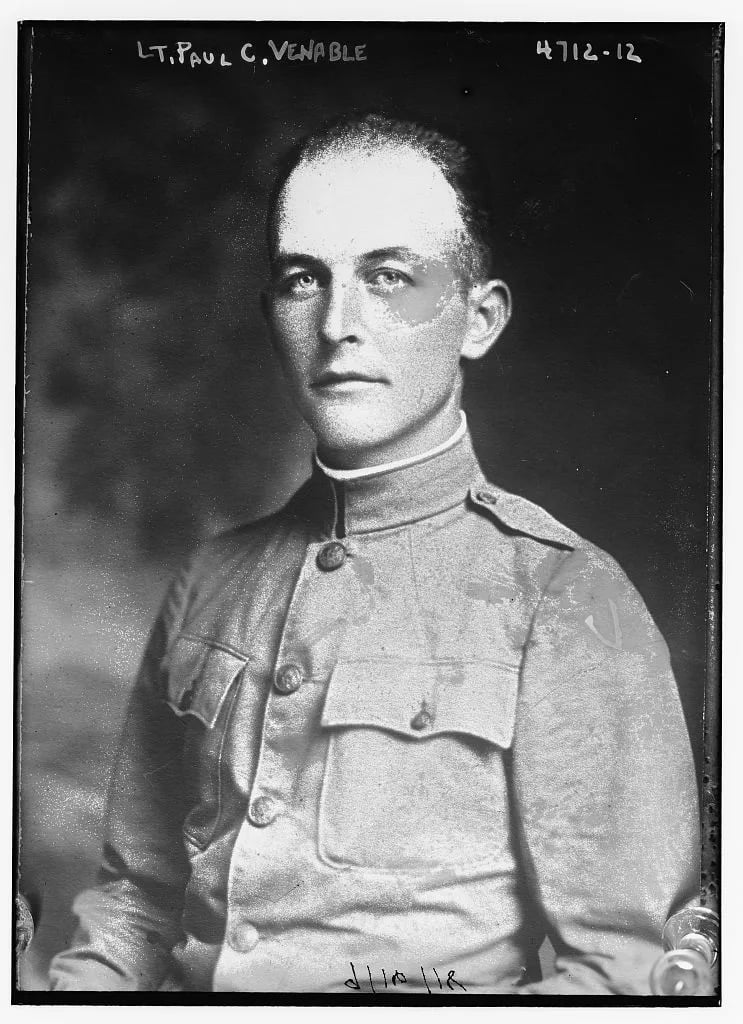 Porträt von Paul Carrington Venable (1892–1918) – Gedenkseite