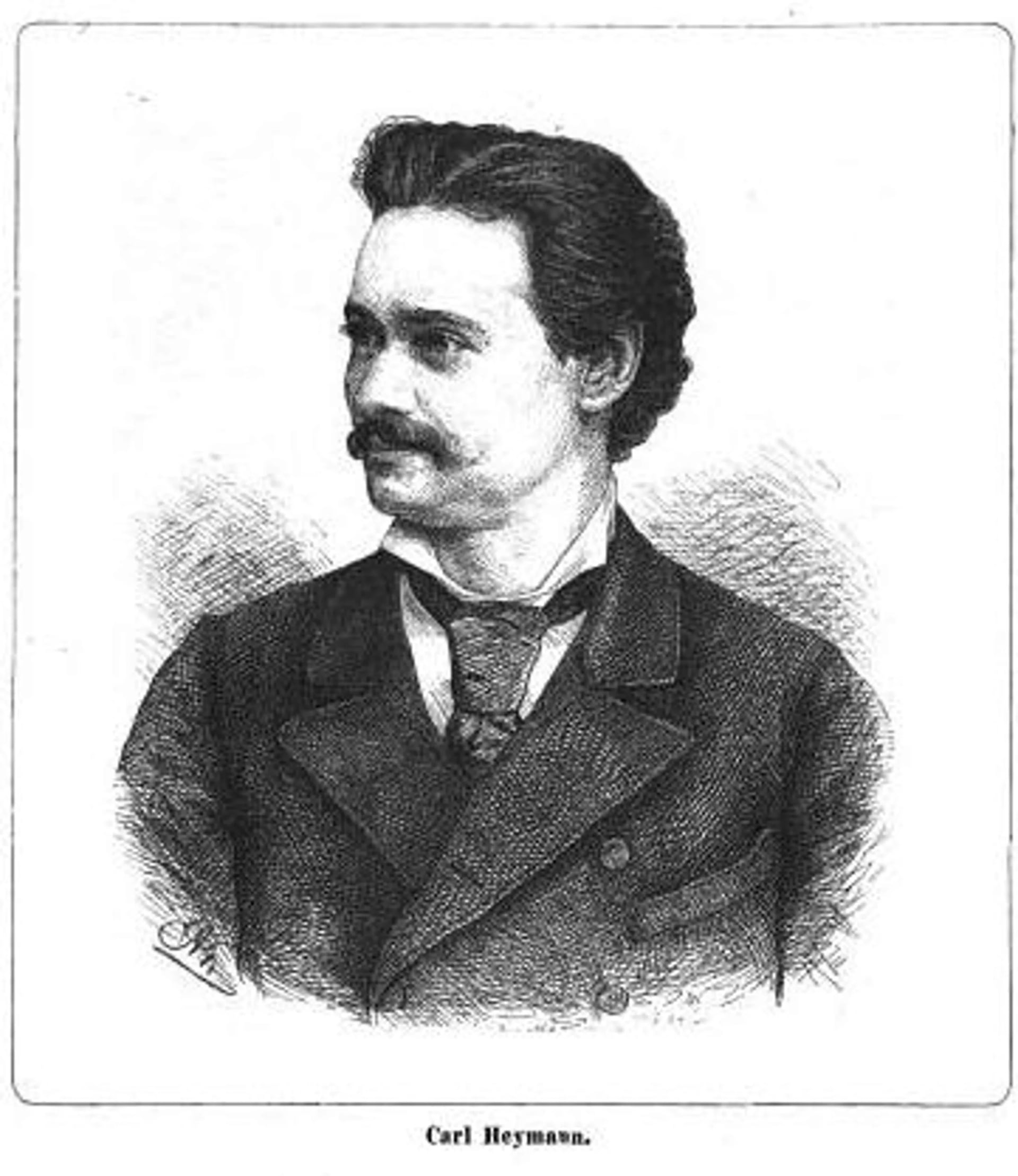 Porträt von Carl Heymann (1852–1922) – Gedenkseite