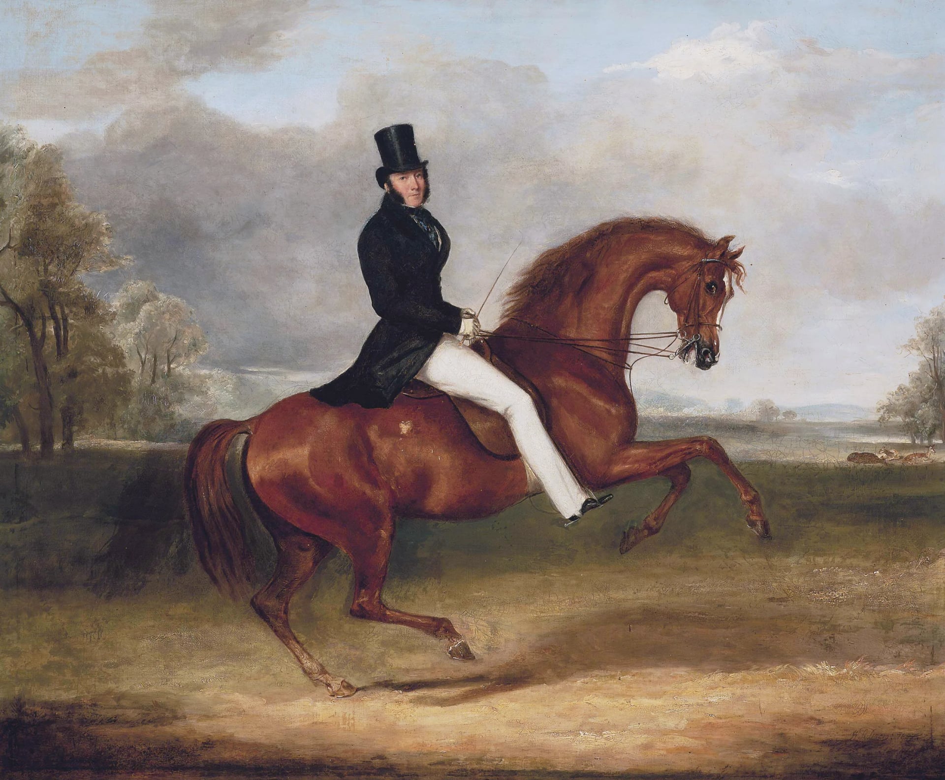 Portrait of George Stanhope, 6th Earl of Chesterfield (1805–1866) – memorial page