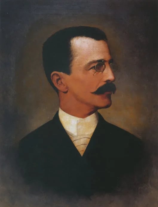 Porträt von Ezequiel Freire (1850–1891) – Gedenkseite
