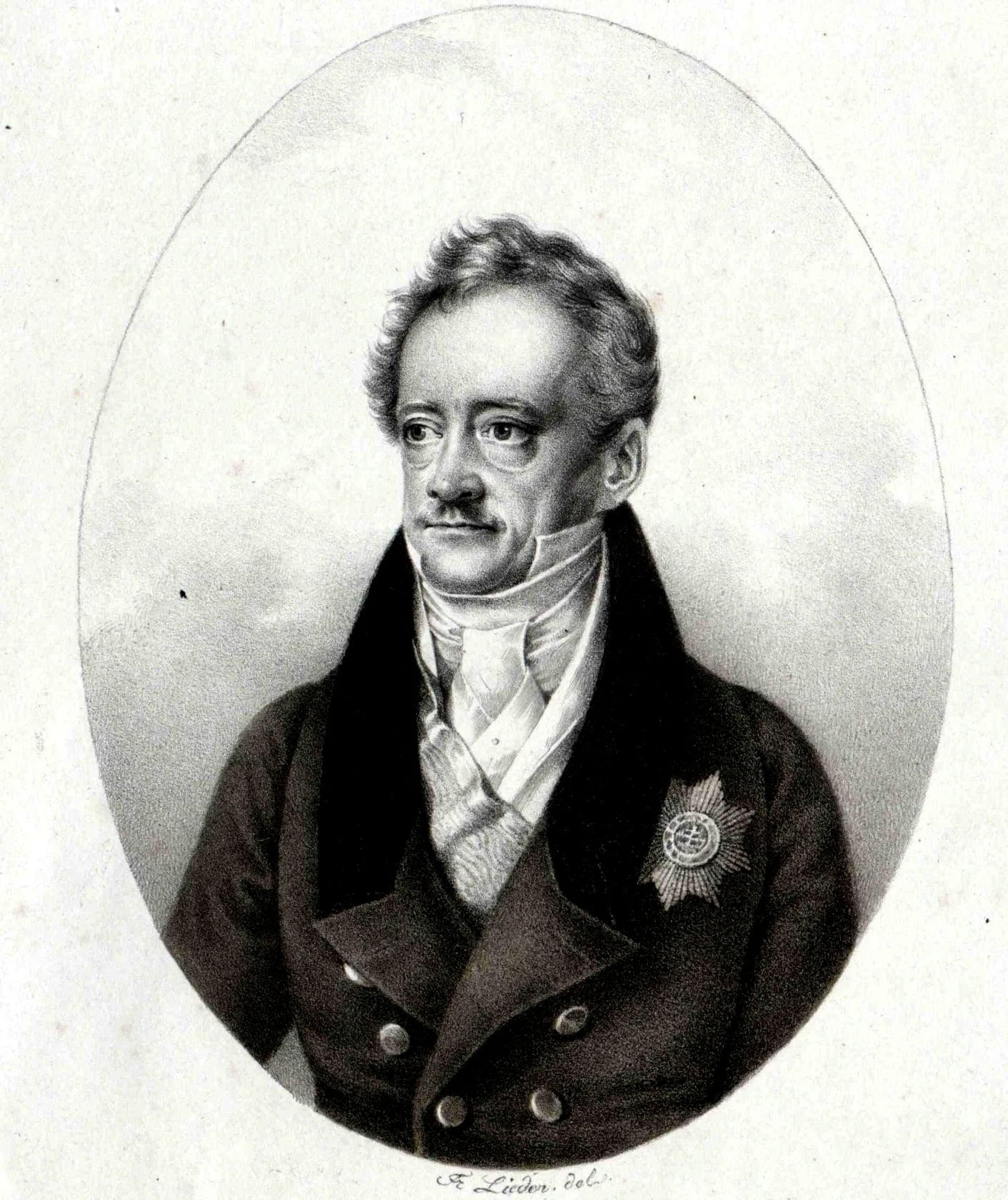 Porträt von Anton Fürst III. Grassalkovics von Gyarak (1771–1841) – Gedenkseite