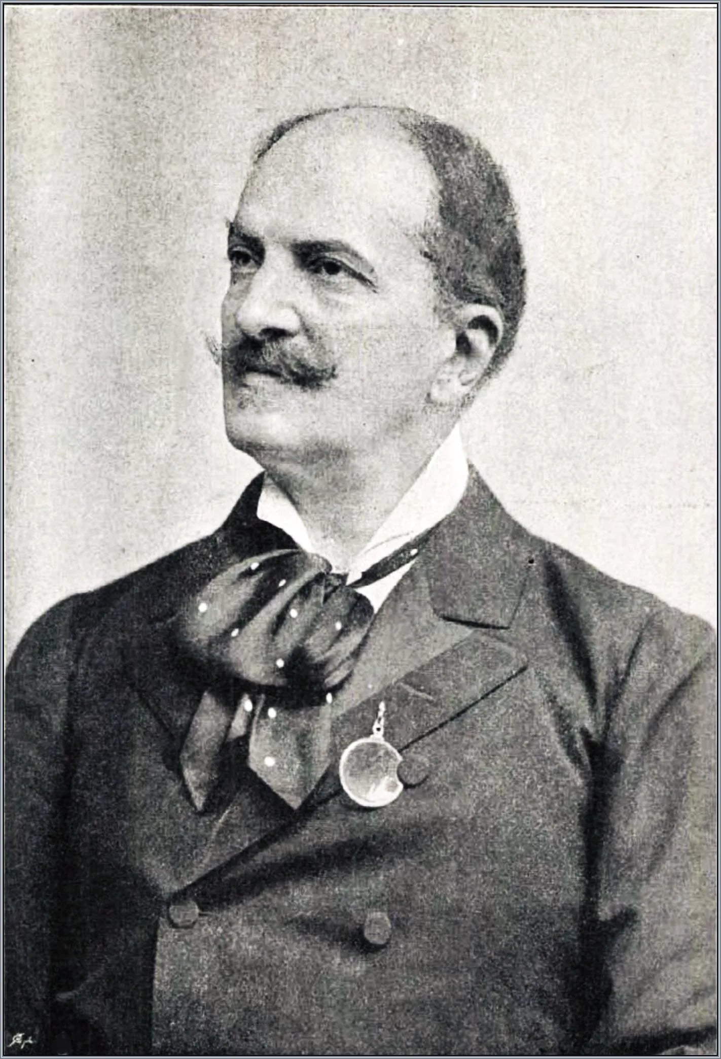 Porträt von Dezső Gromon (1838–1912) – Gedenkseite