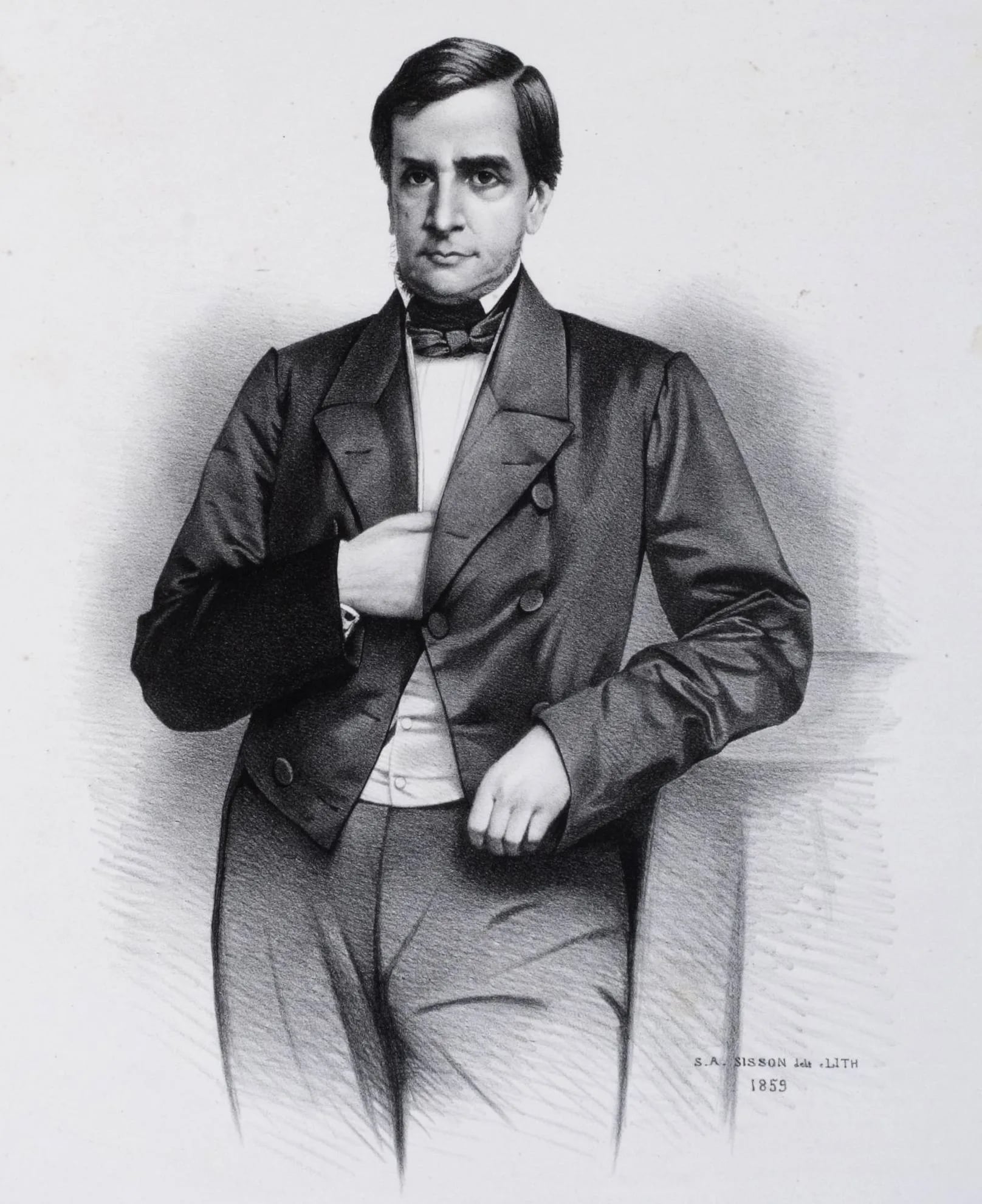 Porträt von Francisco Diogo Pereira de Vasconcelos (1812–1863) – Gedenkseite