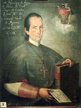 Porträt von Francisco Lemos de Faria Pereira Coutinho (1735–1822) – Gedenkseite